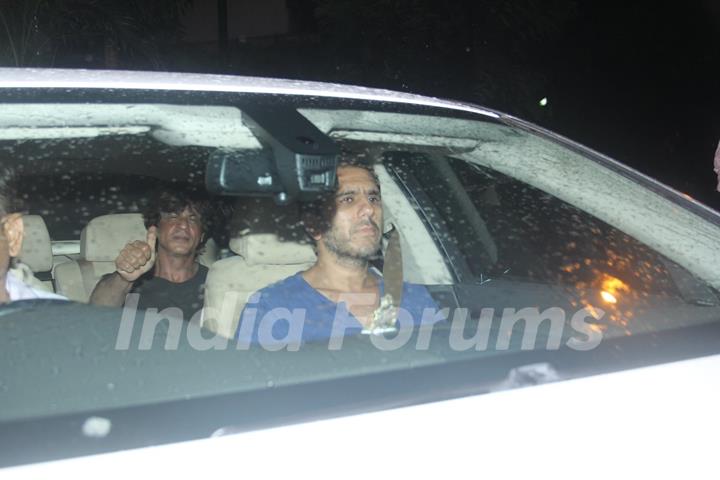 Ritesh Sidhwani with SRK meets Rakesh Roshan