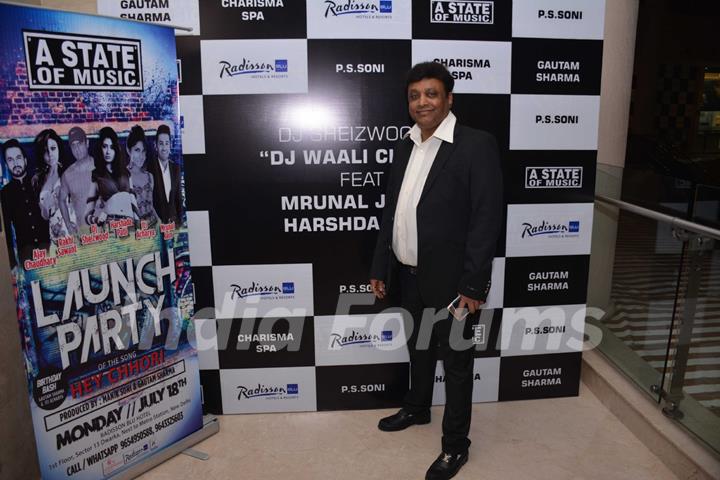 Manik Soni at Launch of the music video album & Birthday bash of Mr. Gautam Sharma