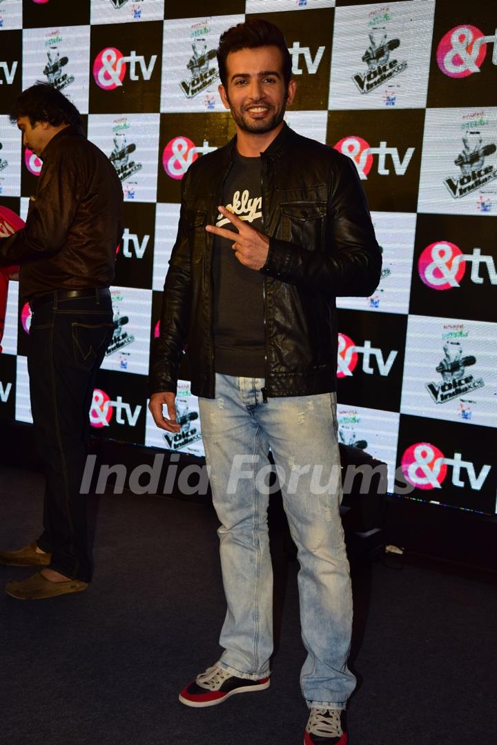 Jay Bhanushali at Launch of &TV's new show 'The Voice India Kids'