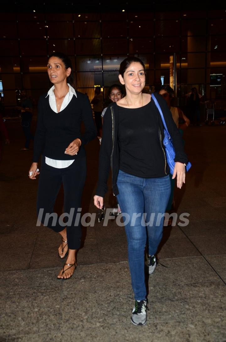 Bhavna Pandey spotted at airport