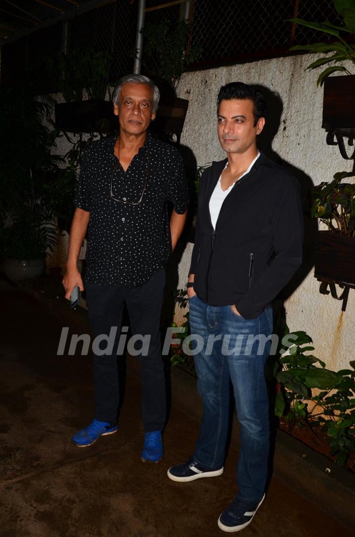 Sudhir Mishra and Rahul Bhat at Special screening of the film “Madaari”