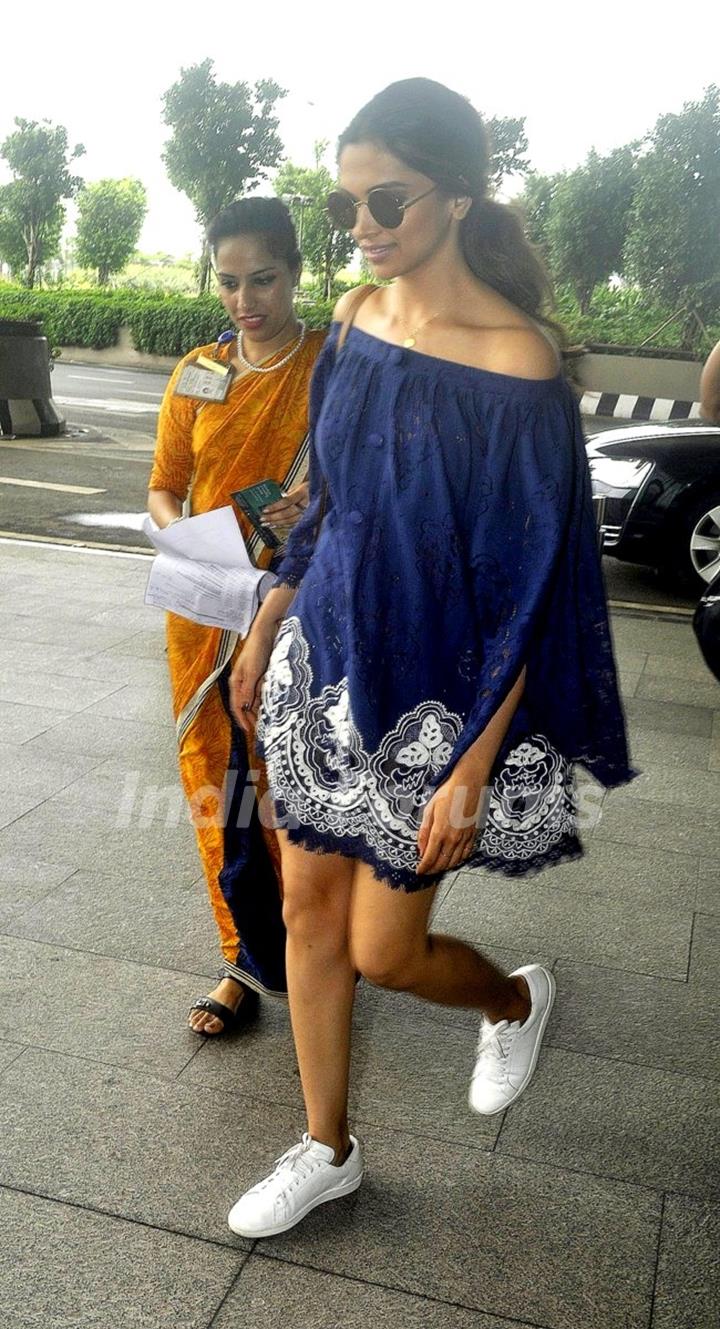 Deepika Padukone spotted at airport