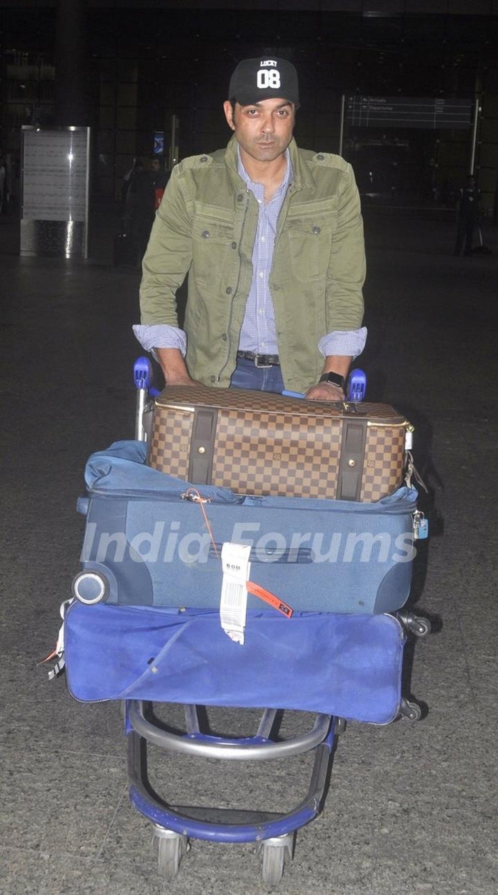 Bobby Deol snapped at airport