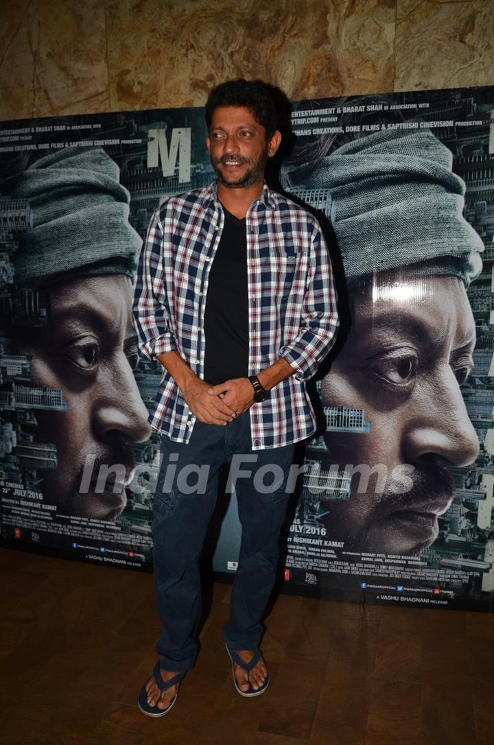 Film maker Nishikant Kamat at the special screening of Madaari