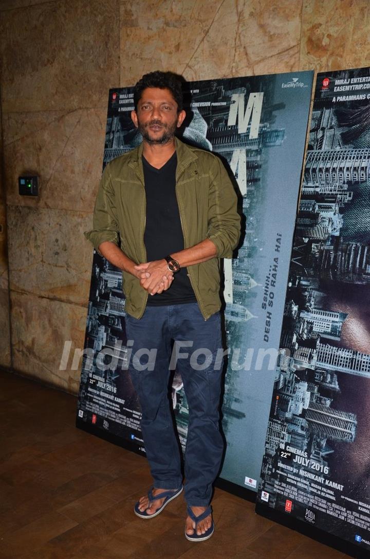 Nishikant Kamat at the special screening of 'Madaari'