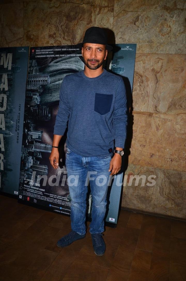 Deepak Dobriyal at the special screening of 'Madaari'