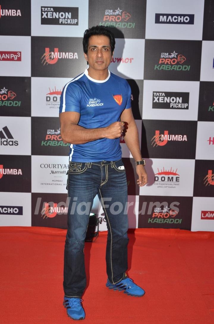 Sonu Sood at Pro Kabaddi Match