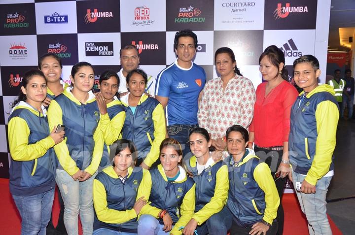 Sonu Sood at Pro Kabaddi Match