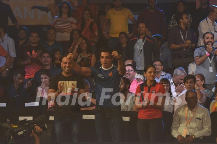 Sonu Sood at Pro Kabaddi Match