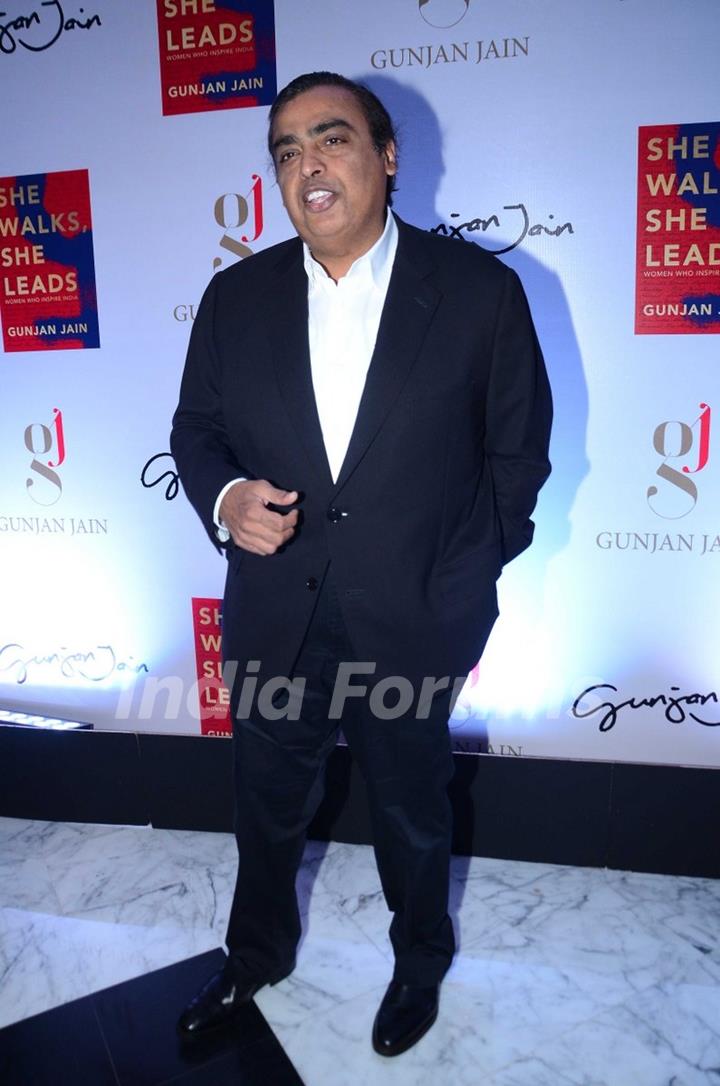 Mukesh Ambani at Launch of Gunjan Jain's Book 'She Walks She Leads'