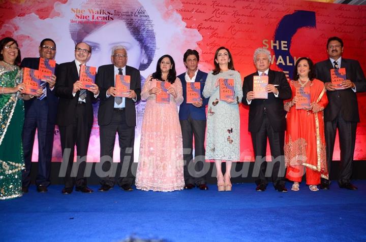 SRK and Ambanis at Launch of Gunjan Jain's Book 'She Walks She Leads'