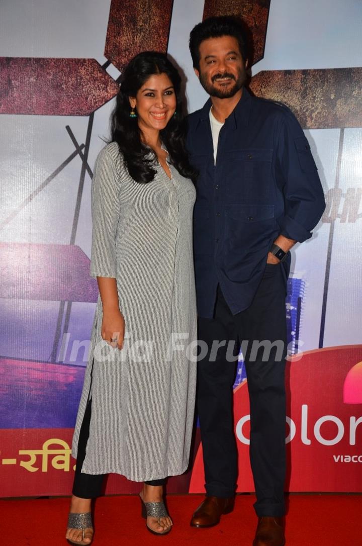 Anil Kapoor and Sakshi Tanwar at Special Screening of film '24 Season 2'