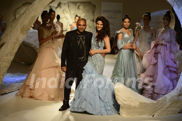 Saiyami Kher turns showstopper for Gaurav Gupta's collection at India Couture Week Day 4