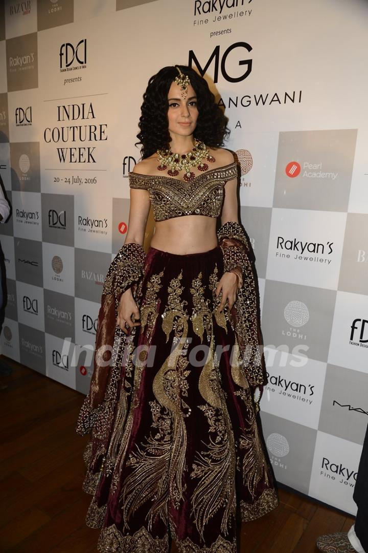 Kangana Ranaut at India Couture Week Day 4