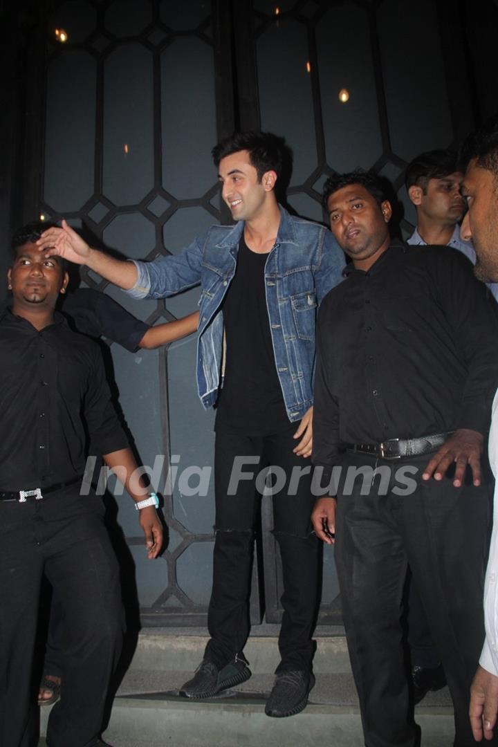 Ranbir Kapoor at Jitesh Pillai's Bday Bash!