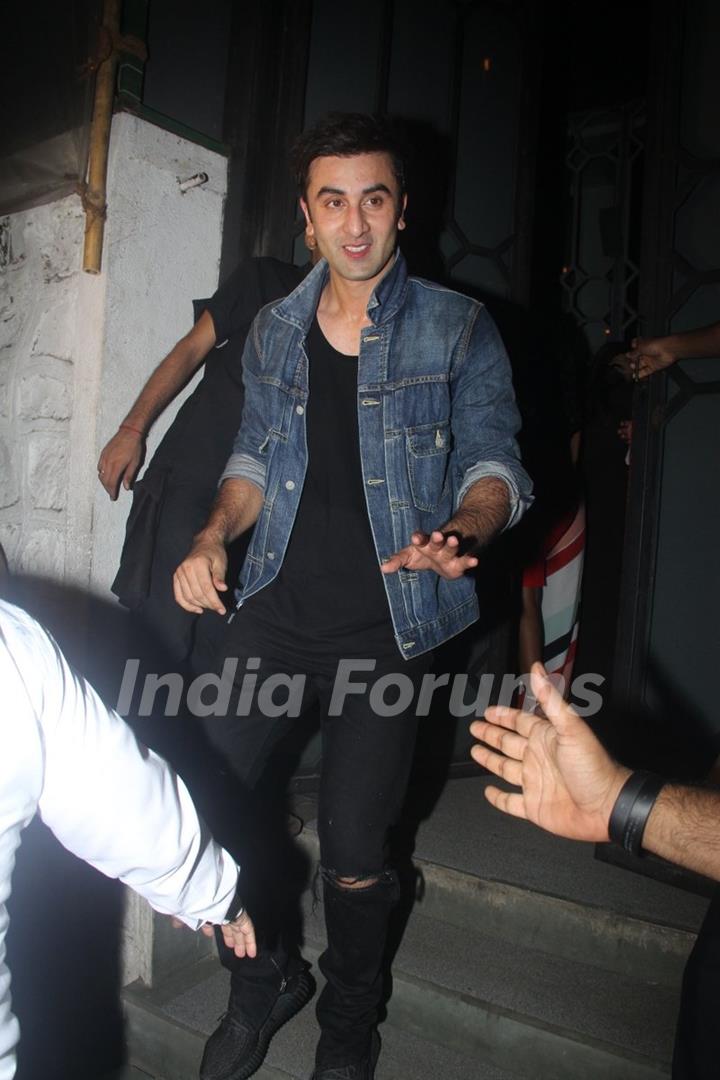 Ranbir Kapoor at Jitesh Pillai's Bday Bash!