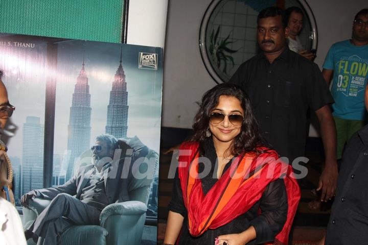 Vidya Balan at Screening of movie 'Kabali'