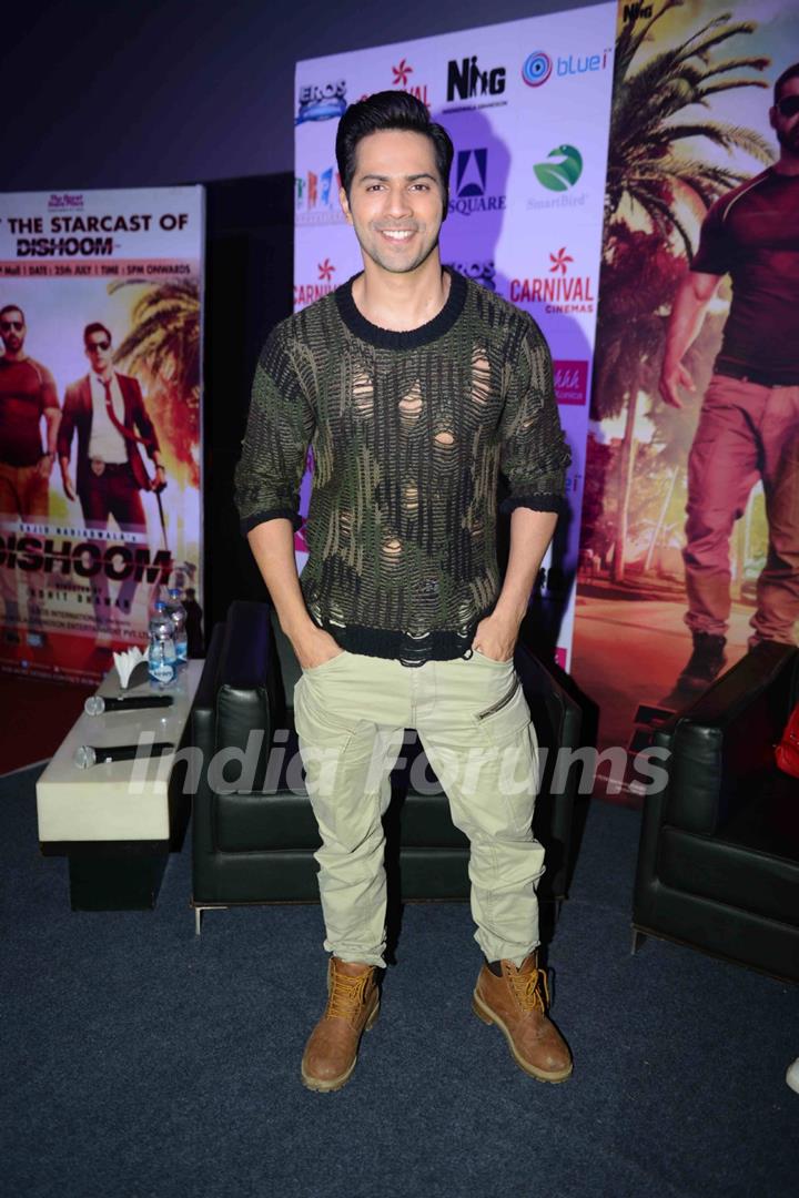 Varun Dhawan Promotes 'Dishoom'