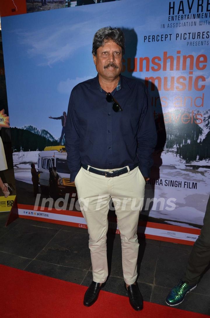 Kapil Dev at Trailer launch of 'Sunshine Music Tours and Travels'