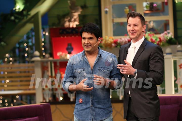 Kapil Sharma and Brett Lee Promotes 'Unindian' on the sets of The Kapil Sharma Show