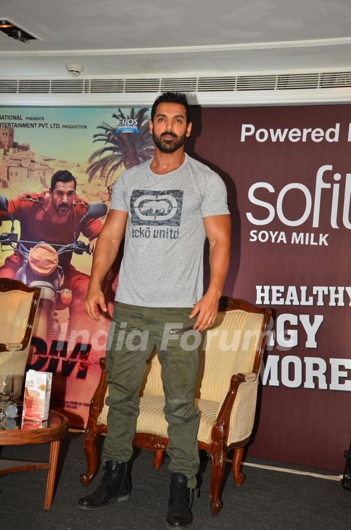 John Abraham promotes 'Sofit'