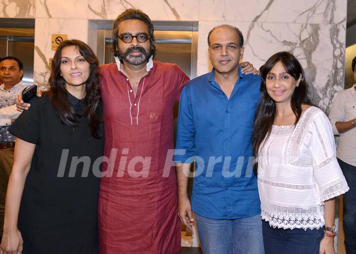 Ashutosh Gowarikar and Sunita Gowariker at Special screening of the film 'Dishoom'