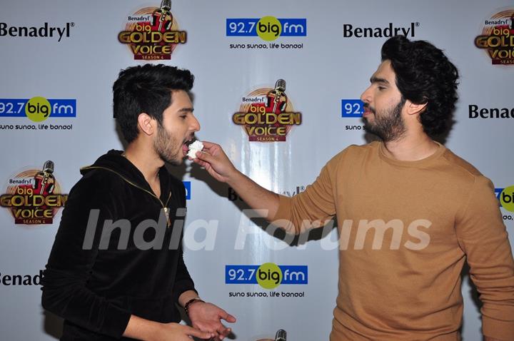 Armaan Malik and Amaal Malik at Big FM Studio