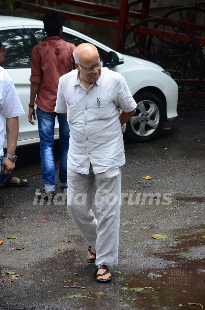 Funeral of Rajat Barjatya