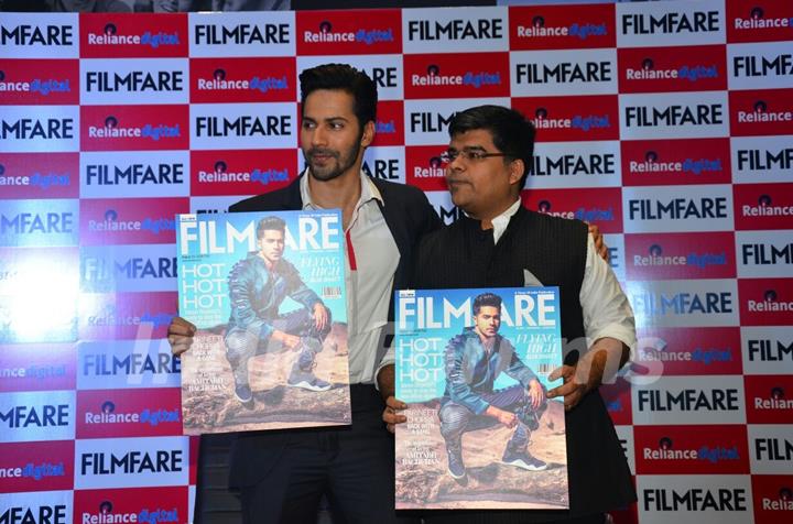 Varun Dhawan launches Filmfare cover