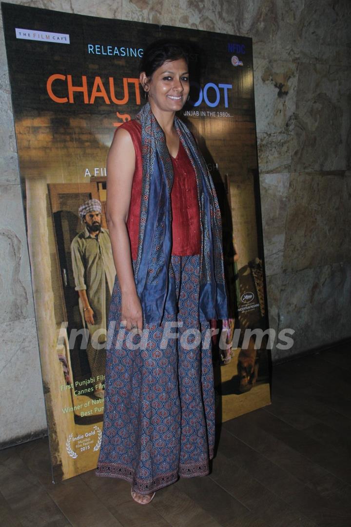 Nandita Das at Chauthi Koot film screening