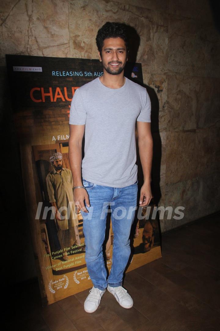 Vicky Kaushal at Chauthi Koot film screening