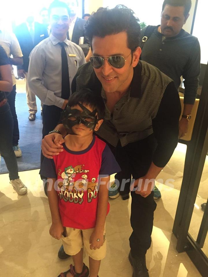 Hrithik's kid fan met Krish!