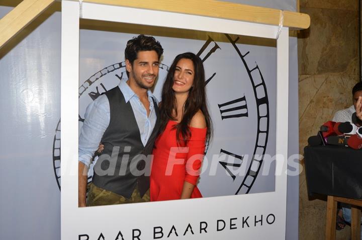 Katrina Kaif and Sidharth Malhotra at Special screening of trailer 'Bar Bar Dekho'