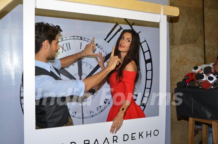 Katrina Kaif and Sidharth Malhotra at Special screening of trailer 'Bar Bar Dekho'