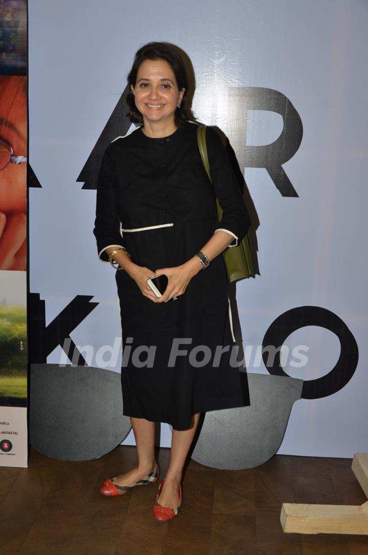 Anupama chopra at Special screening of 'Bar Bar Dekho'