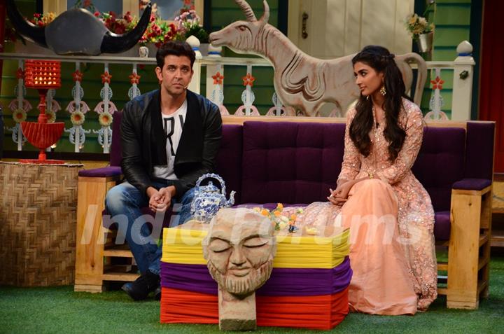 Hrithik Roshan and Pooja Hegde Promotes 'Mohenjo Daro' on sets of The Kapil Sharma Show