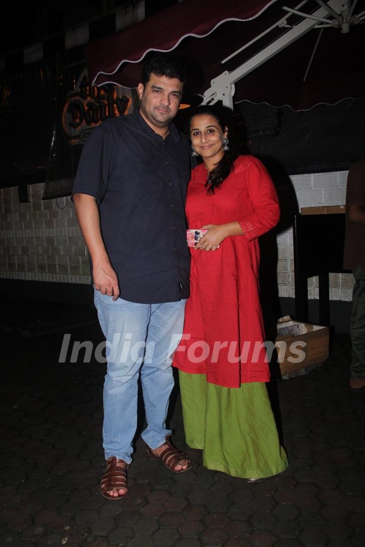 Vidya celebrates Siddharth Roy's bday with a dinner date