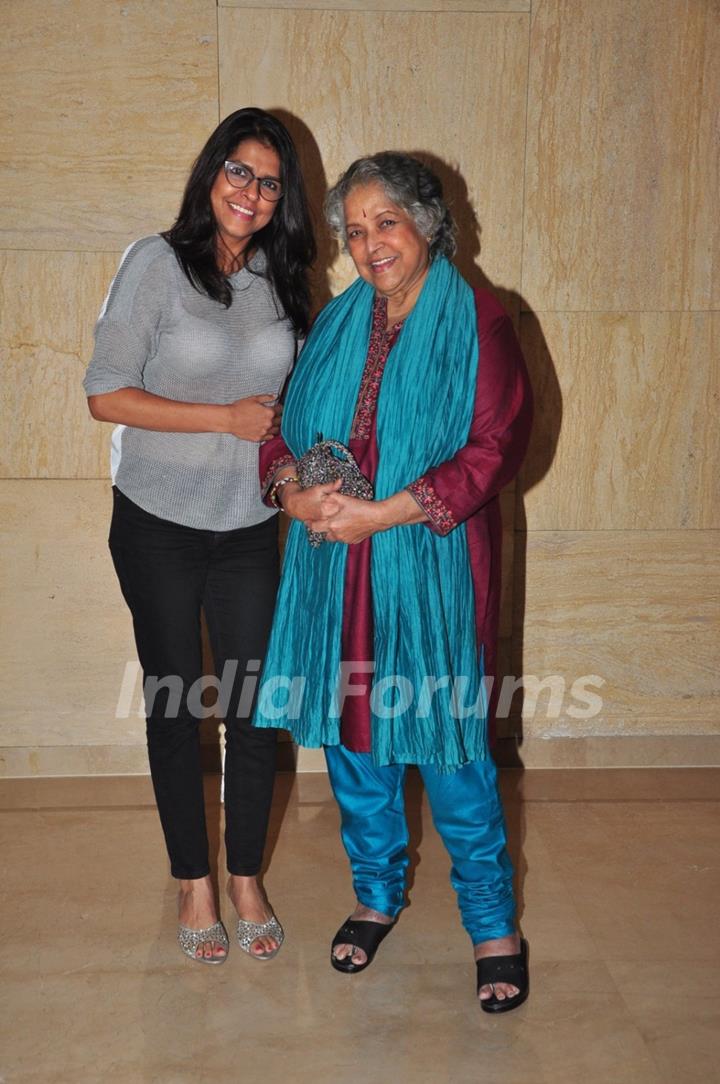 Shubha Khote and Bhavana Balsawer at India Mobile Film Festival 2016