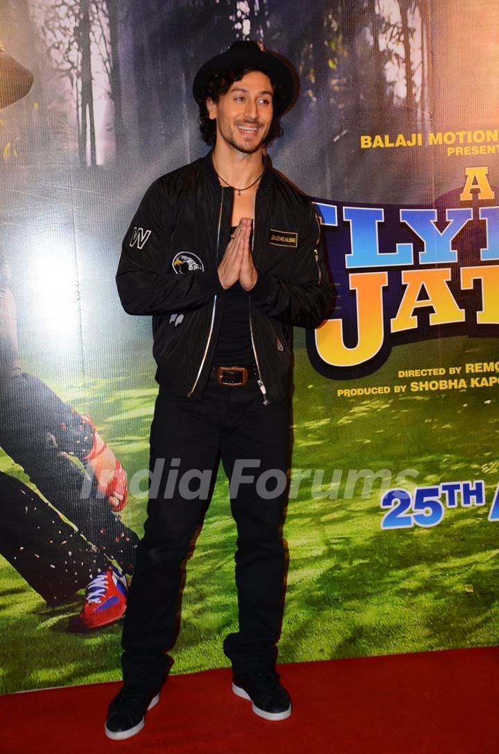 Tiger Shroff at Song launch of 'A Flying Jatt'