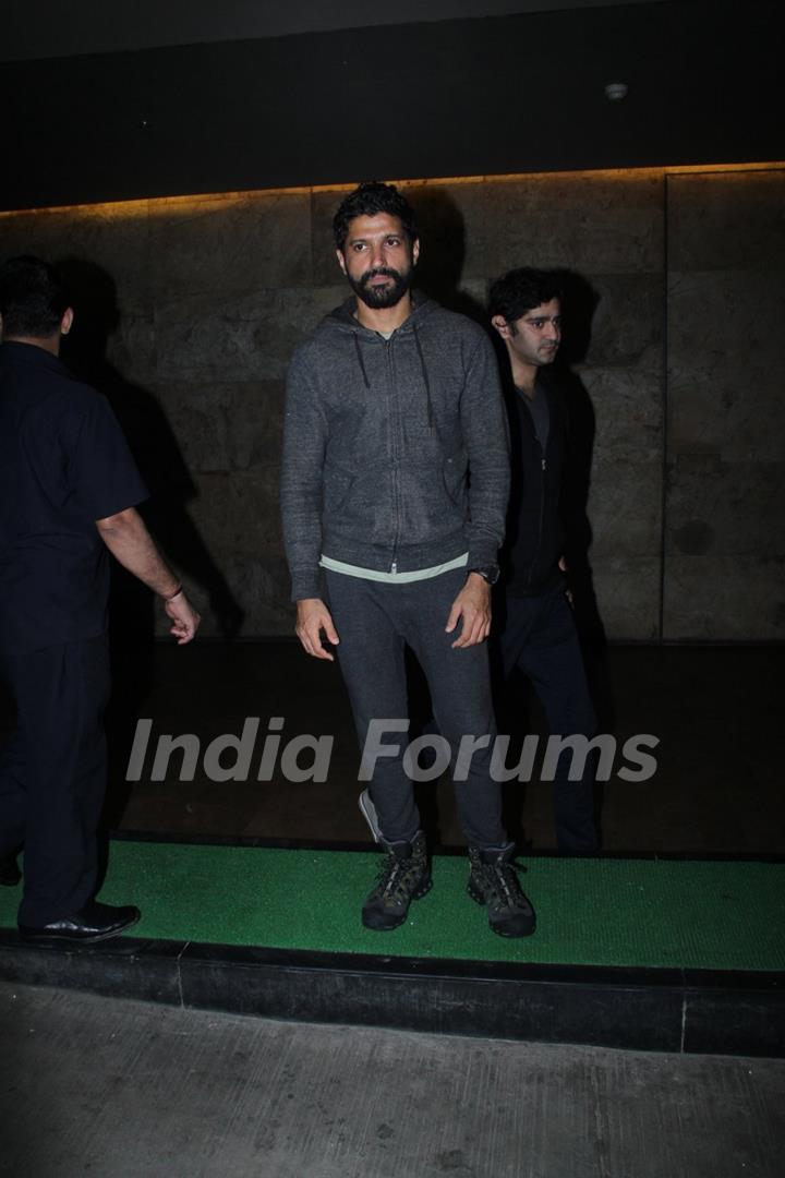 Farhan Akhtar & Riteish Sidhwani Snapped