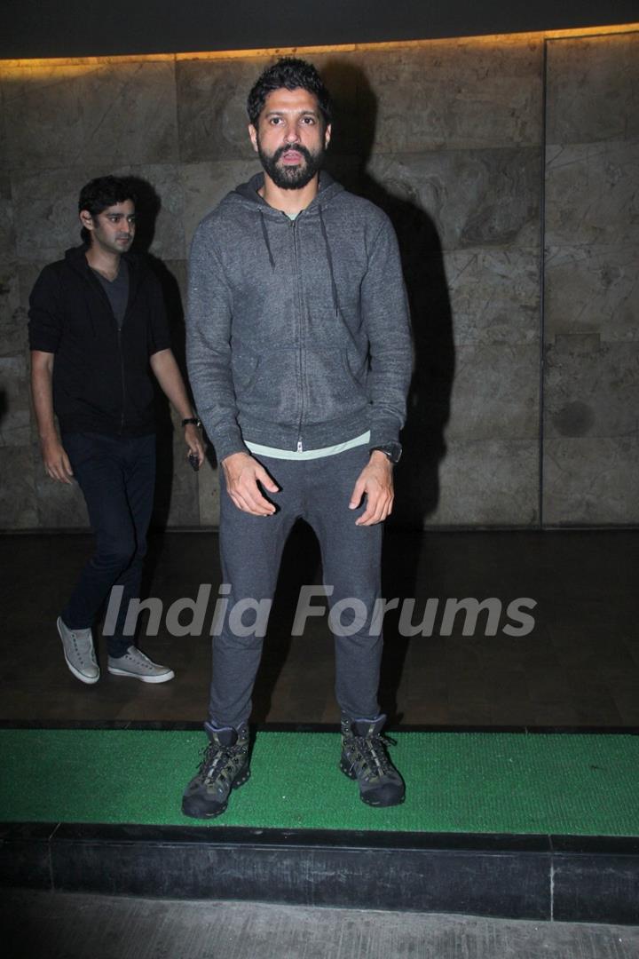 Farhan Akhtar & Riteish Sidhwani Snapped