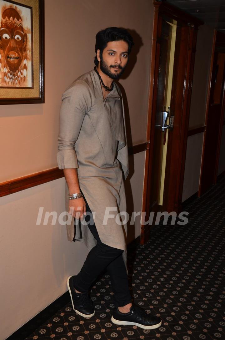 Ali Fazal snapped  promoting Happy Bhag Jayegi!