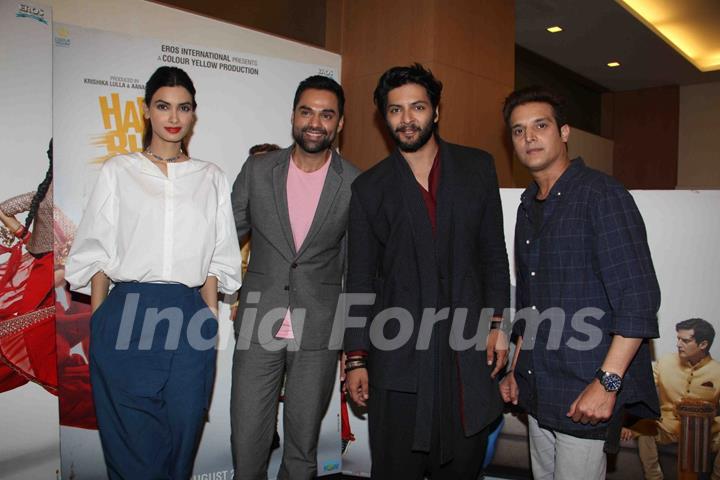 Abhay Deol, Ali Fazal, Jimmy Shergill and Diana Penty Promotes'Happy Bhag Jayegi'