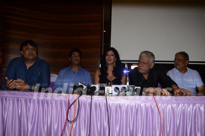 Om Puri & Niharica Raizada promotes 'Waarrior Savitri'