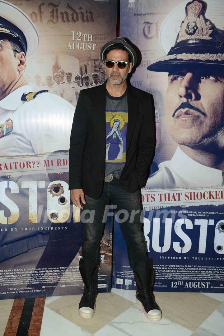 Akshay Kumar at Press Conference of 'Rustom' in New Delhi