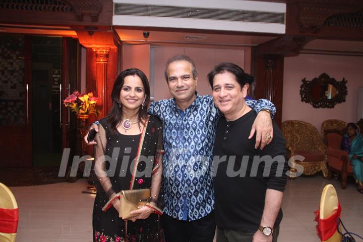 Samir Date and his wife at Suresh Wadkar's Birthday Bash!