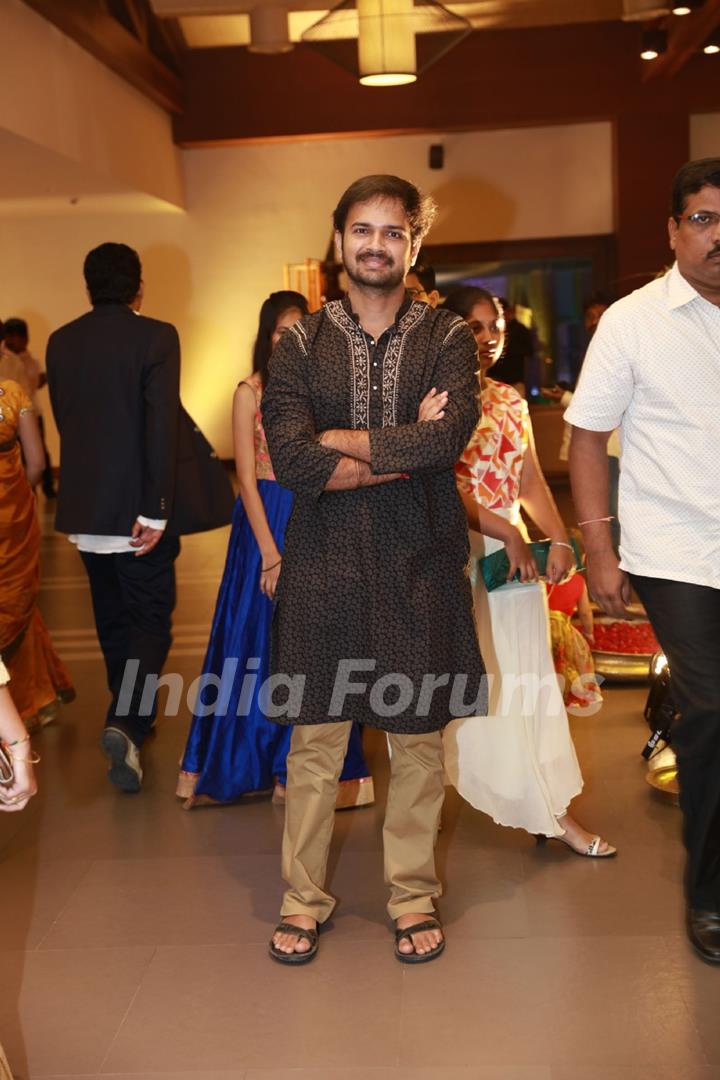 Celebs at Krish-Ramya's Wedding Reception