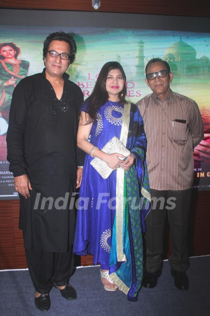 Alka Yagnik and Talat Aziz at Music launch of film Majaz Ae Gham-E- Dil Kya Karun
