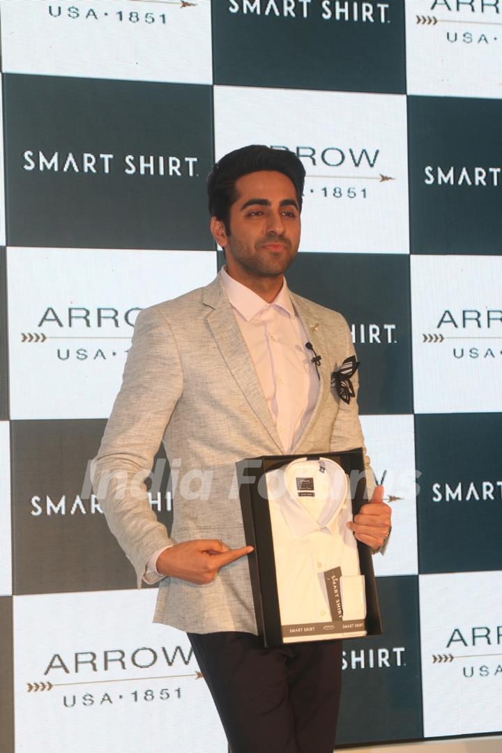 Actor Ayushmann Khurrana Promotes Arrow Smart Shirt