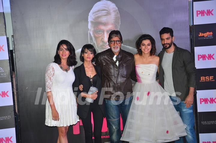 Cast at Trailer launch of movie 'Pink'